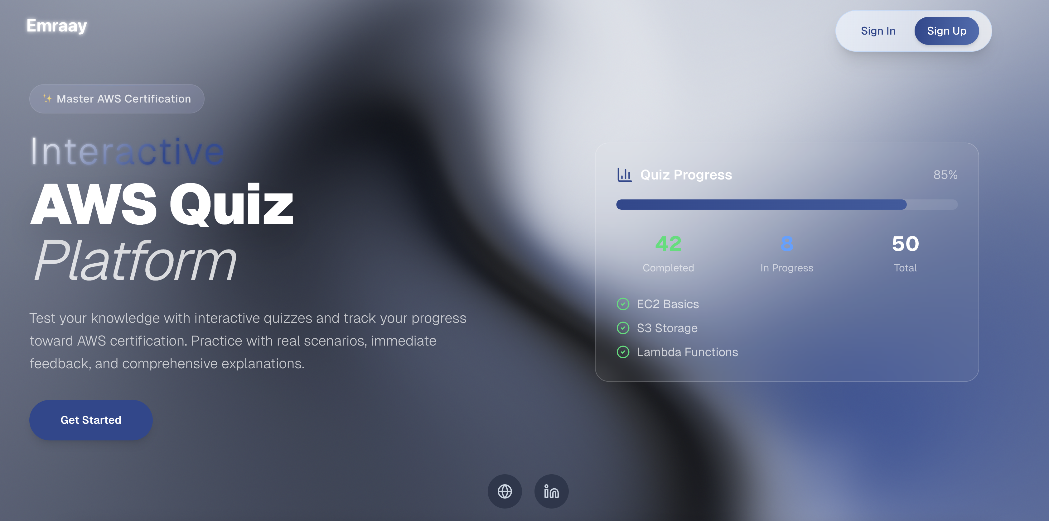 AWS Quiz Platform