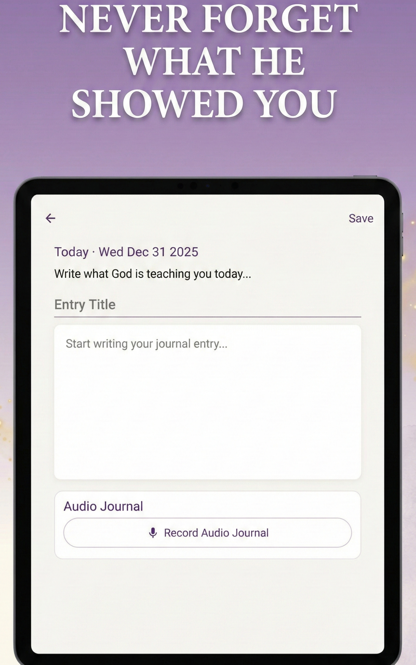FaithFlow app screen